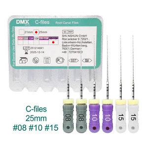 Dental Endodontics Stainless Steel C File Root Canal Endo Handpiece Use 25mm Hot - Picture 1 of 15