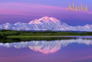 Imán de refrigerador 3D - DENALI, ALASKA - pizarra, casillero - Imagen 1 de 1