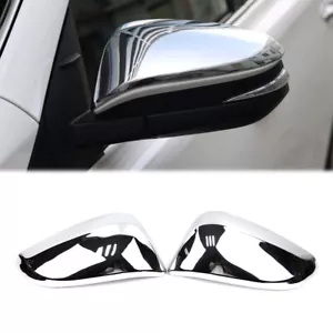 For Toyota RAV4 2013-2018 Car Rearview Side Wing Mirror Cover ABS Chrome Trim - Picture 1 of 6