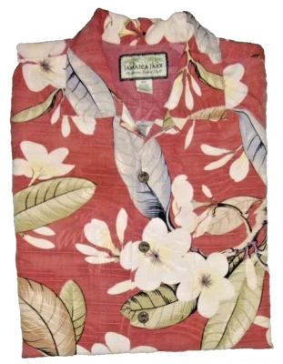 Camisa Jamaica Jaxx Para Hombre Auténtica Estilo Isla Manga Corta Abotonada Talla S Foto 1 de 4