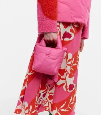 NUEVO Bolso de Hombro Marimekko Almohada Mini Taifuuni Rosa Foto 1 de 4