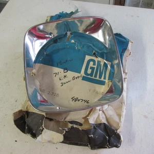 1971 PONTIAC FULL SIZE CATALINA BONNEVILLE NOS GM LEFT HEADLIGHT BEZEL 480746 - Foto 1 di 5