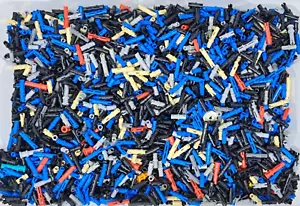 100 Stk Lego® Technik Pins Verbinder Konvolut- Technik in versch. Farben; Used - Bild 1 von 1