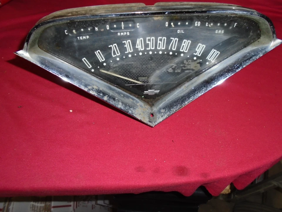 1954, 1955, 1956, 1957 приборная панель грузовика Chevrolet - Изображение 1 из 3