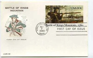 UX85 Battle of Kings Mountain, 1780, Farnam, HF, FDC - Bild 1 von 1