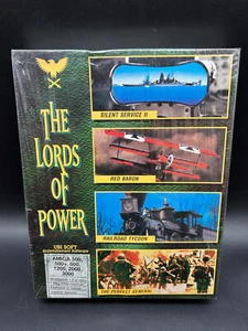 Lords Of Power: Railroad Tycoon, Red Baron - Sealed/New/Neu - Amiga - BIG BOX - Bild 1 von 8