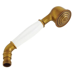 Welfenstein Handbrause GB13 MESSINGFARBEN Retro Nostalgie Handdusche Duschkopf - Bild 1 von 5