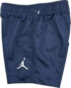 Pantalones Cortos Atléticos Nike Niño Pequeño Azul Malla Jersey Jumpman Jordan Logo Pull On Talla 2T - Imagen 1 de 2