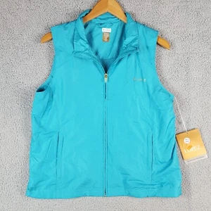 Lightweight Athletic Sleeveless Vest Women's Medium Zip Up Windbreaker Jacket - Picture 1 of 8