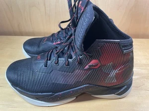 Under Armour Shoes Mens 7.5 Curry 2.5 Hi Top Basketball Sneaker 1274425001 Black - Picture 1 of 10