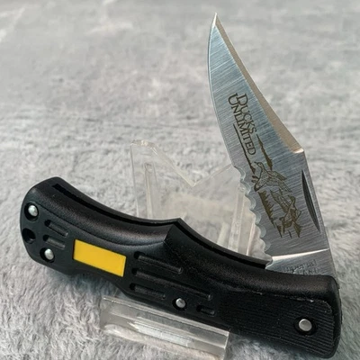 Vintage Ducks Unlimited Schrade Imperial Ireland Folding Lock Back Knife - Image 1 of 4