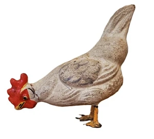 Antiker DEUTSCHER Weihnachten PUTZ Drahtfüße HAHN Huhn ZUSAMMENSETZUNG #10 - Bild 1 von 10
