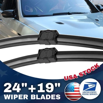 Limpiaparabrisas calidad premium 24" y 19" pulgadas para BMW 328xi 2007-2008 Foto 1 de 4