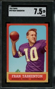 1963 Topps #98 Fran Tarkenton SGC 7.5 Wikinger Hof [038] - Bild 1 von 2
