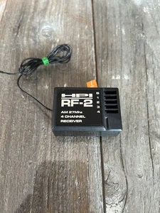 Hpi Rf-2 Am27Mhz Receiver 4 Channels 04083 With #3 Orange Crystals - Picture 1 of 8