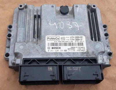 2015 – 2018 FORD FOCUS 1.0 PETROL ECOBOOST ENGINE ECU CONTROL UNIT - Image 1 of 2