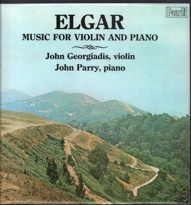 SHE523 John Georgiadis / John Parry Music For Violin and Piano LP vinyl UK Pearl - Image 1 of 3