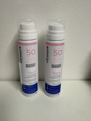Ultrasun | FACE | SPF50 | Transparent Face & Scalp Mist | Pack of 2 | 75ml - Image 1 of 2