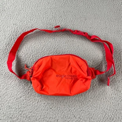 Riñonera Eagle Creek Bolso Cinturón Naranja Nylon Viaje Aire Libre Senderismo 2L Foto 1 de 4