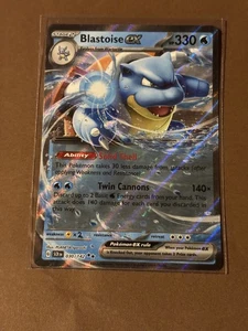 Blastoise ex 30/142 • Stellar Crown Scarlet & Violet Pokemon TCG Double Rare NM - Picture 1 of 2