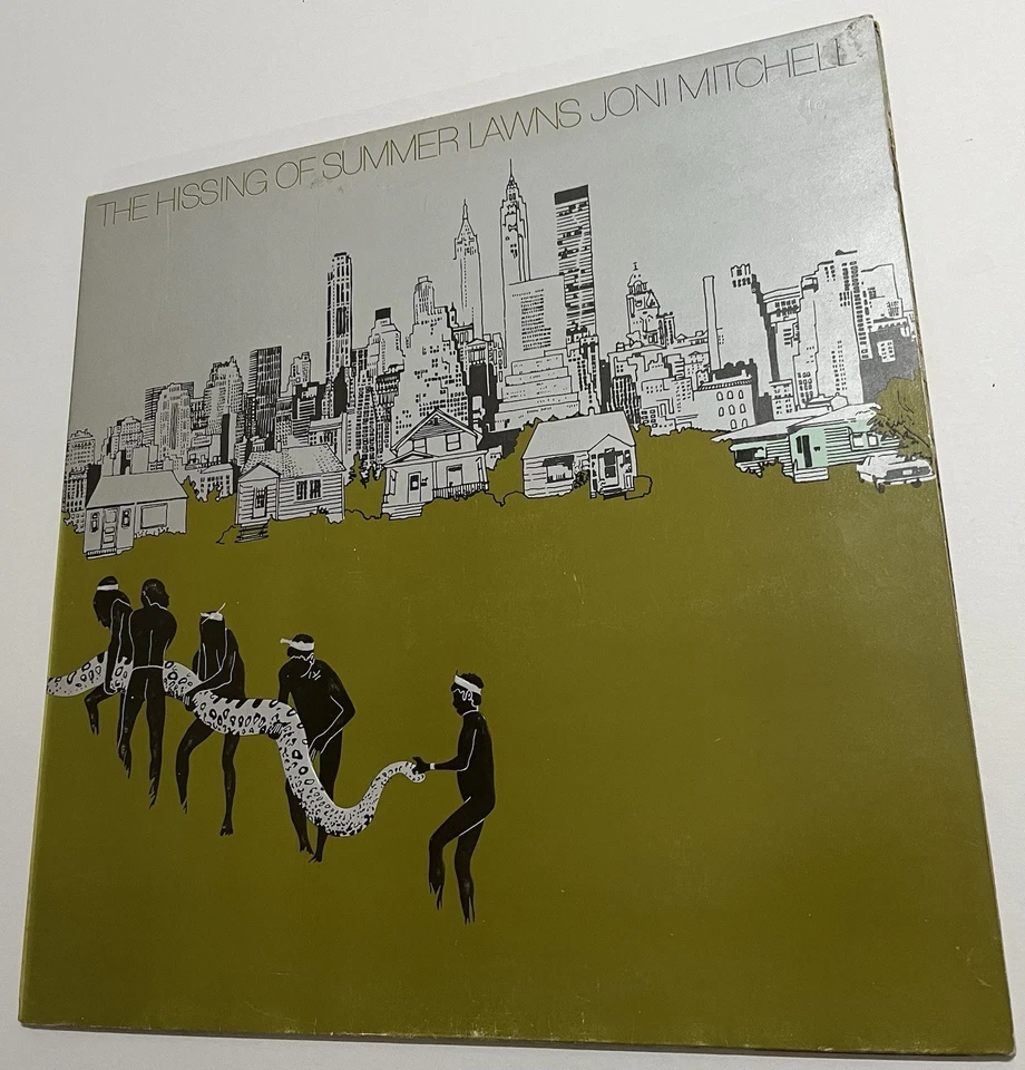 JONI MITCHELL - The Hissing of Summer Lawns - 1976 Asylum Gatefold Vinyl LP - Image 1 of 4