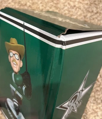 Teddy Roosevelt 2021 Dallas Stars x Frisco Collab Bobblehead SGA - Caja abollada Foto 1 de 4