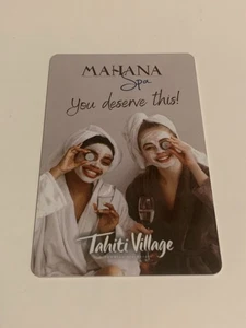Tahiti Village Resort Hotel Las Vegas Zimmerschlüsselkarte.  Mahana Spa. - Bild 1 von 2