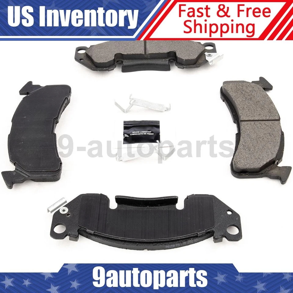 Front Brake Pads w/ Hardware Kit for 1979 1980 1981 1982 1983 1984 GMC C2500 - Image 1 of 1