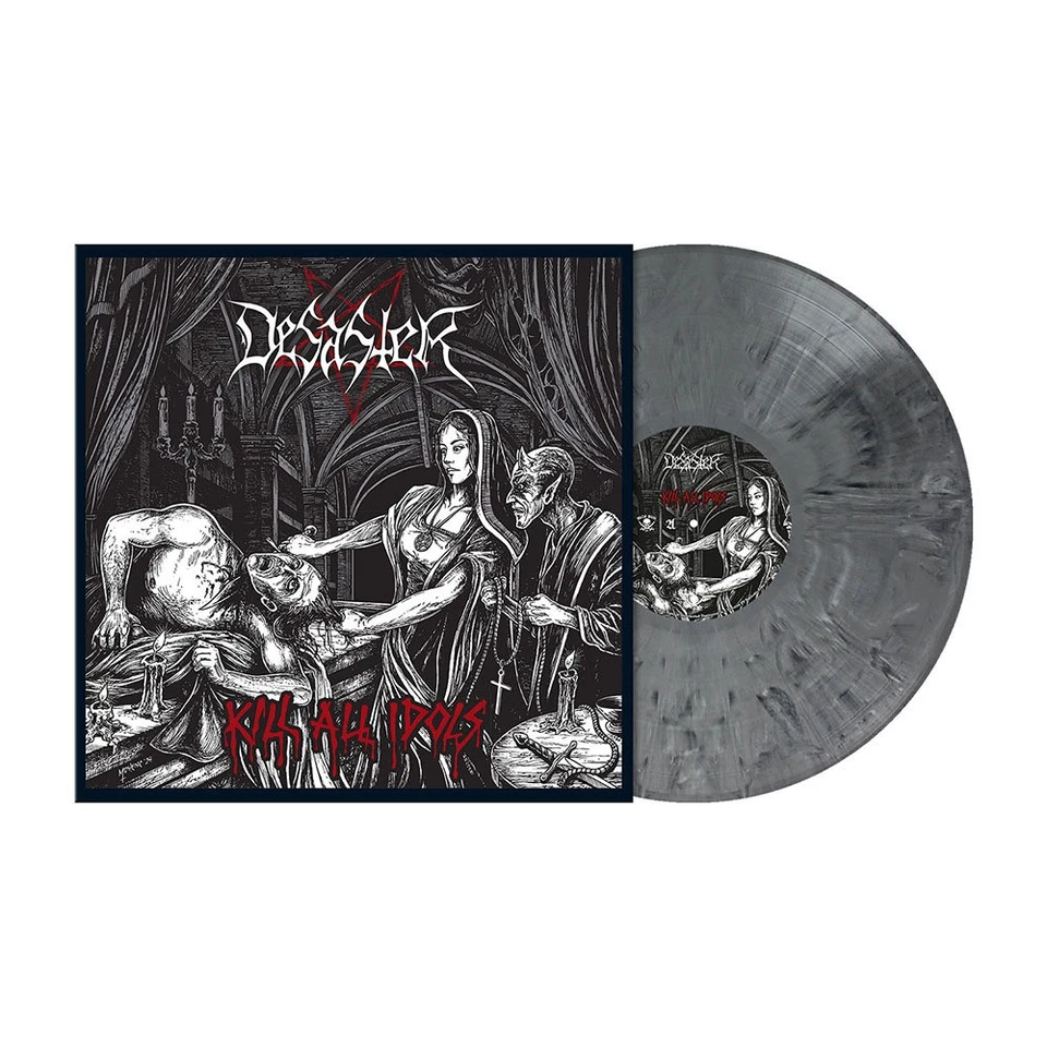 DESASTER - kill all idols LP grey marbled - Bild 1 von 1