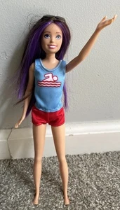 Barbie Skipper Puppe Sonnenbrille mit lila Streifen Körper 2013 Kopf 2015 - Bild 1 von 7