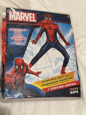 MENS ZENTAI 1PC MARVEL SKINSUIT SPIDER-MAN SPANDEX FULL BODY SUIT COSTUME XL NR - Image 1 of 4
