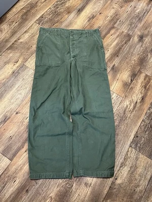 Pantalones Militares Ejército Vintage OG-107 Tipo 1 Verde, Medidas 35x28 Foto 1 de 4