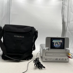 ⭐️Audiovox VBP2000 Portable VCR VHS Player & Carrying Case 5” LCD SERVICED ⭐️ - Picture 1 of 14