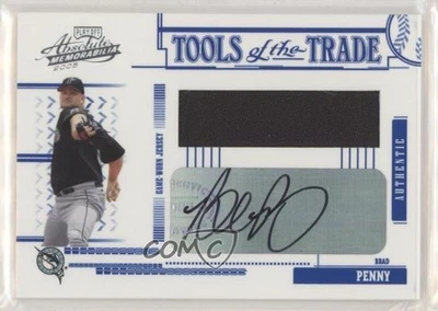 Playoff Absolute Memorabilia Tools of the Trade 2005/5 Brad Penny #TT-108 automático Foto 1 de 2