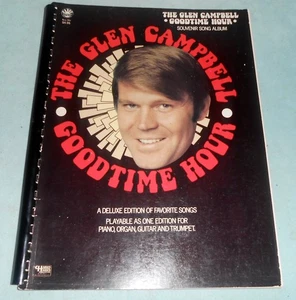 Glen Campbell Goodtime Hour 1969 Souvenir Songbook Sheet Music Near Mint - Foto 1 di 14