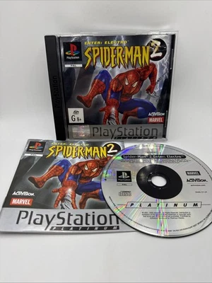 Spider Man 2 Enter Electro - Juego PS1 Sony PlayStation 1 - DISCO COMO NUEVO RARO Foto 1 de 4