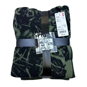 Uniqlo Andy Warhol Black/Green Fleece Sleepwear Set  Soft Lounge Wear Sz S - New - Picture 1 of 4