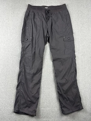 Pantalones L.L.Bean Mujer Gris Medio Carga Cordón Elástico Vista Campamento Senderismo Foto 1 de 4