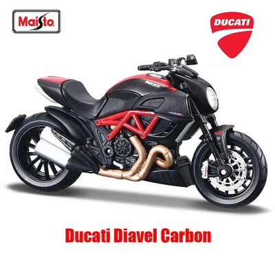 Ducati – Moto Lega Super Naked V4 S, Scala 1:18, Modello Pressofuso Sotto Press - Immagine 1 di 4