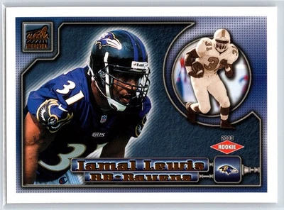 2000 Pacific Aurora Jamal Lewis Rookie Baltimore Ravens RC #12 - Image 1 of 2