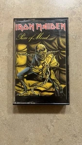 Iron Maiden Piece of Mind Music Cassette Tape Near Mint Vintage 1983 Hard Rock - Picture 1 of 4