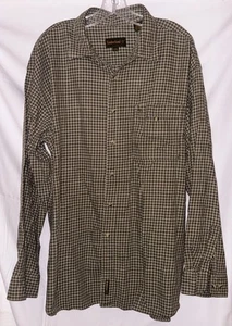 Timerland Men's Plaid Long Sleeve Button Down Casual Shirt XXL Sage Green - Picture 1 of 6