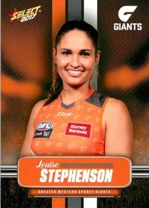 2017 GWS GIANTS AFLW Card LOUISE STEPHENSON - Bild 1 von 2