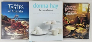 Lot of 3 Vintage Cookbooks Hardcover, Great Taste of Australia, Donna Hay & More - Foto 1 di 5