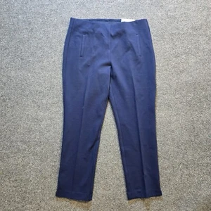 Chicos Pants Womens 10 Petite Blue So Slimming Juliet Slim Leg Stretch Capsule - Picture 1 of 10