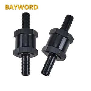 2 PCS Non-Return One Way 5/16 Inch Air Fuel Oil Check Valve Diesel Gas Aluminium - Picture 1 of 4