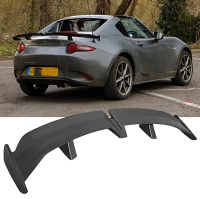 55" Carbon Fiber Rear Trunk Spoiler Wing Lip PRO Style For Mazda RX-7 RX-8 MX-5 - Image 1 of 4