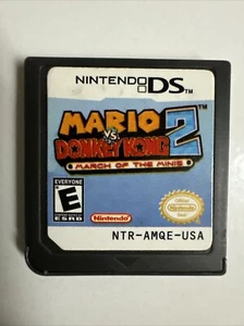 Mario vs Donkey Kong 2 March of the Minis (Nintendo DS, 2006) Authentic Tested - Picture 1 of 4