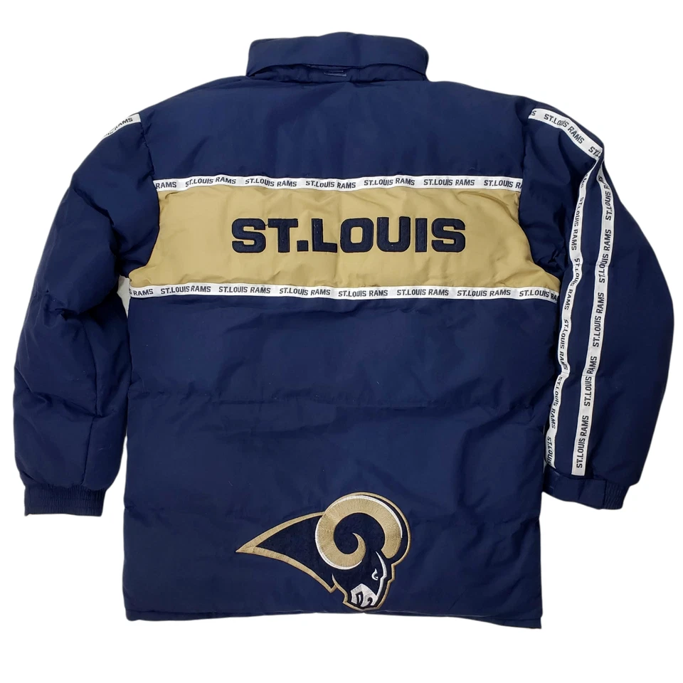  St. Louis Rams NFL Reversible Embroidered Puffer Coat Jacket  X-Large - Image 1 of 4