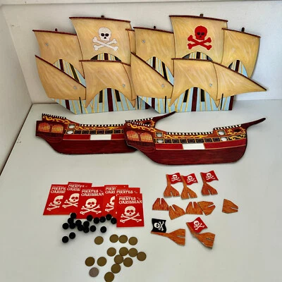 Juego de mesa vintage Piratas del Caribe 1975 piezas de repuesto como está Foto 1 de 4